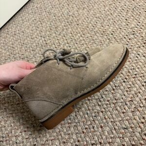 Hush Puppies Leather Desert Shoes Size 6